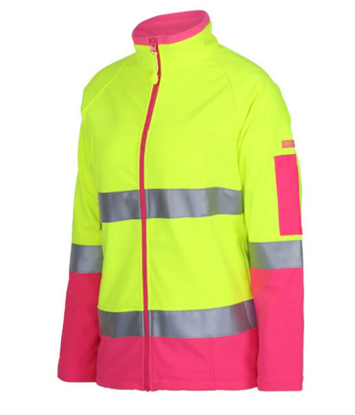 6D4J1 lime pink side front